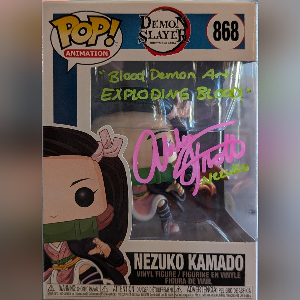 Autographed Nezuko Funko